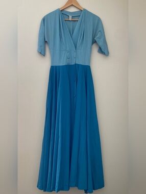 Vintage Blue Gown